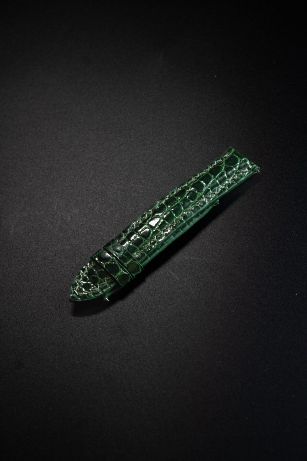 Bracelet en cuir d’Alligator vert – Image 4