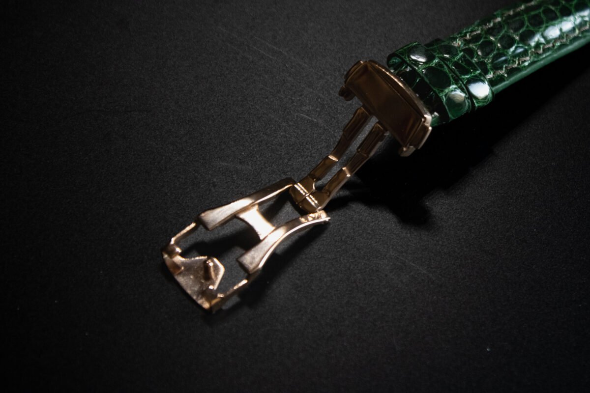 Bracelet en cuir d’Alligator vert – Image 9