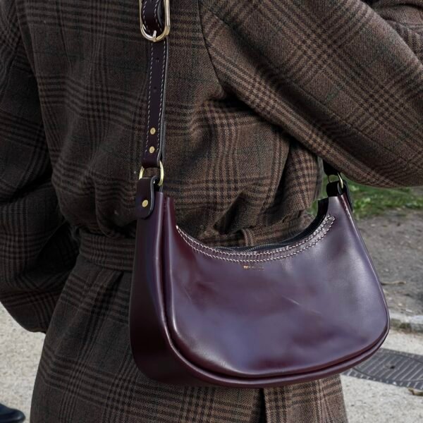 Sac à main femme - forme Hobo - avec bandouilière