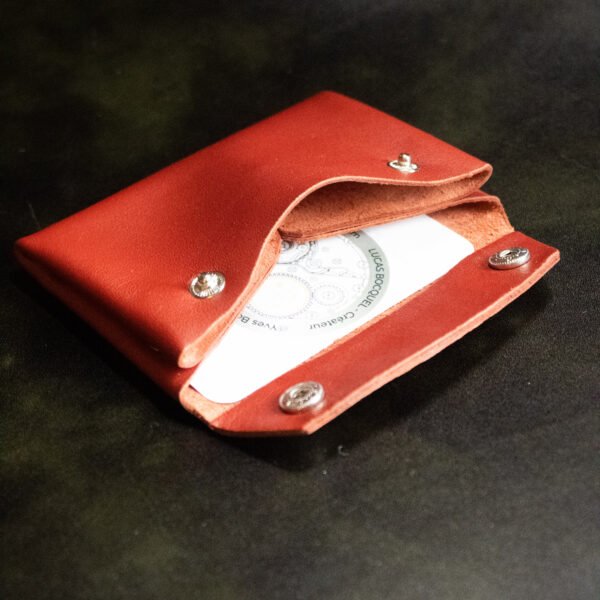 Porte-cartes (6 - 12 cartes) — LA POCHE HORIZONTALE - Double/clipsé