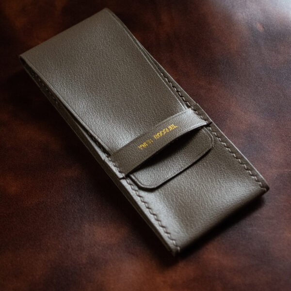 Pochette montre cuir